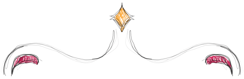 Decorative image that looks like an architectural cornice